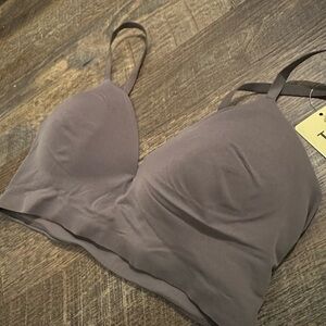 True Brand Women's Seamless Bralette - Gray, NWT